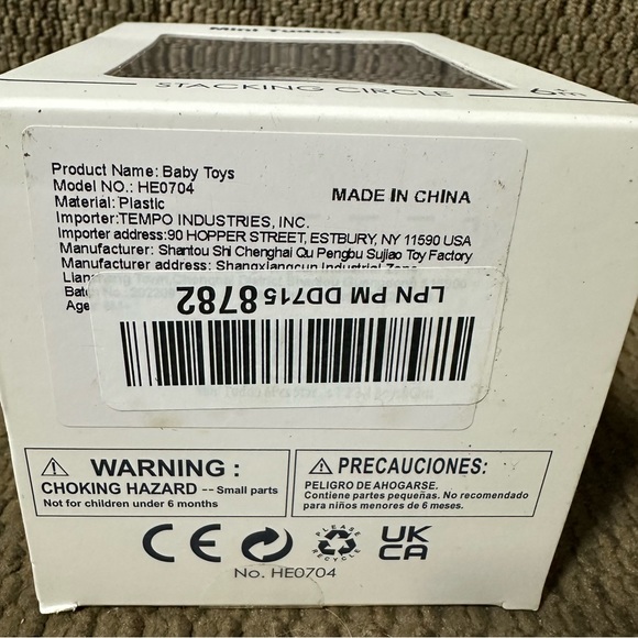 Baby Stack & Nest Toys, Soft Stack, Rings Stacker, Baby Sensory Teether Toys - Picture 2 of 9